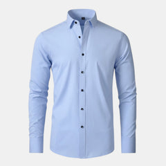 Camisa Hombre Antiarugas Elástica
