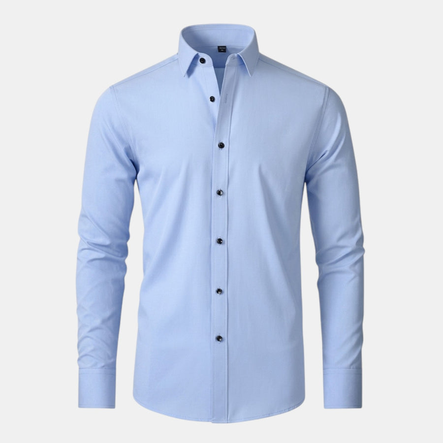 Camisa Hombre Antiarugas Elástica