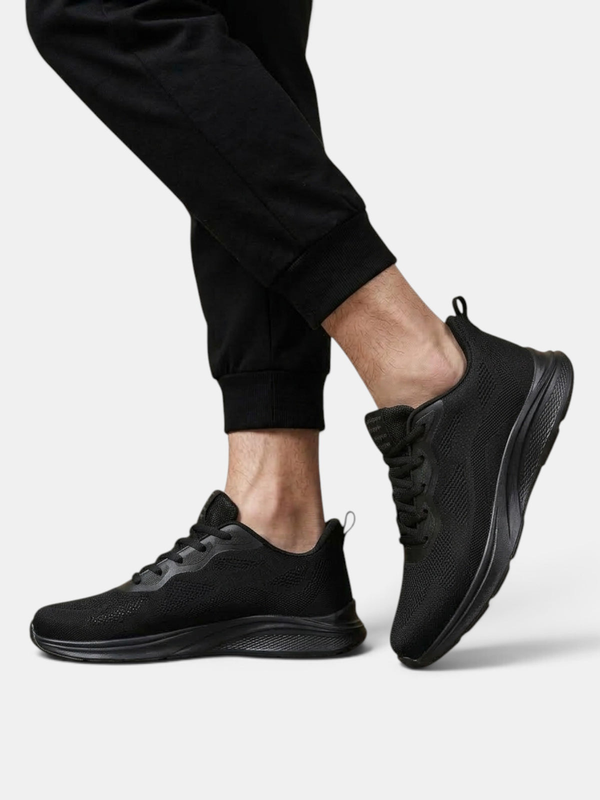 Zapatillas Hombre Transpirables Ligeras Con Cordones