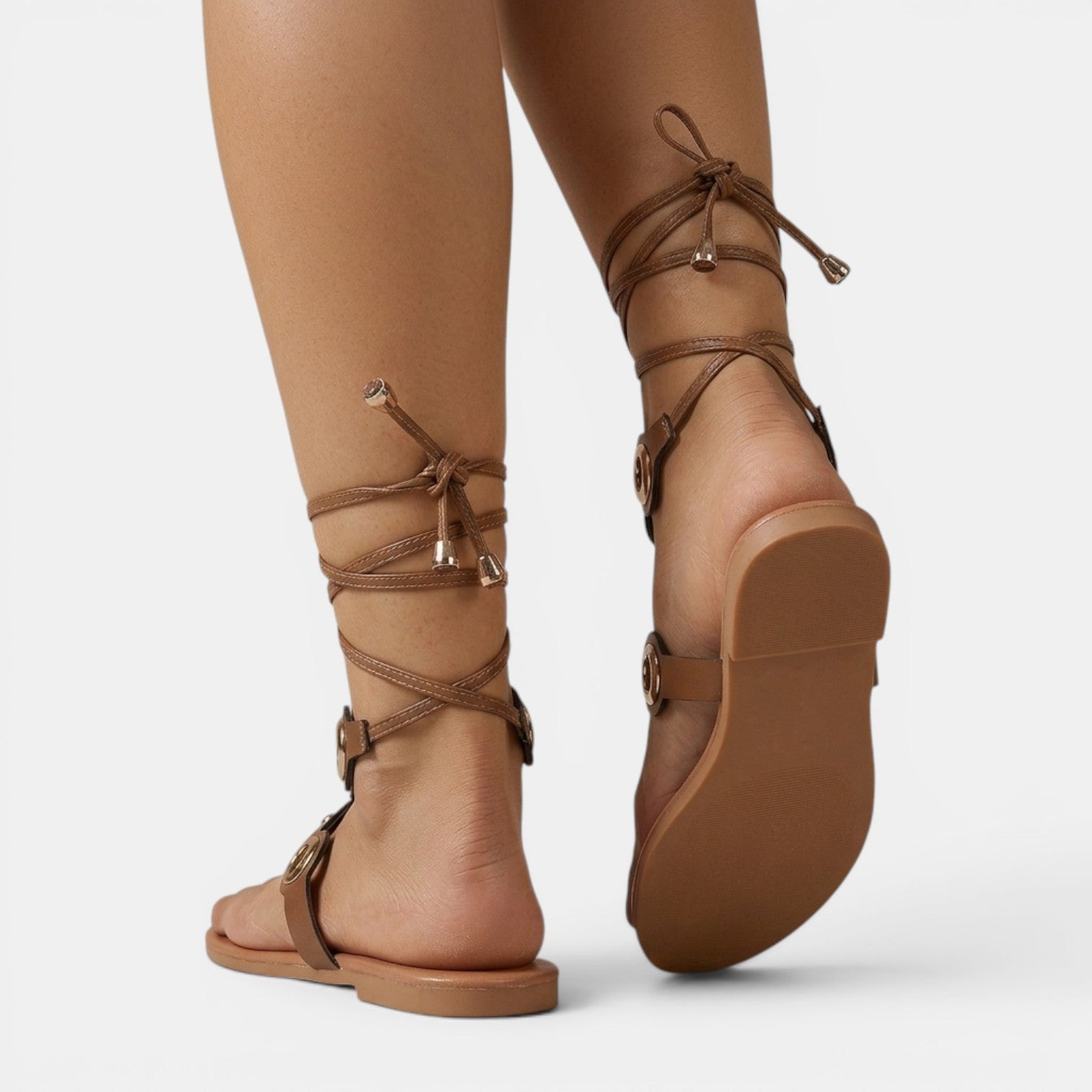 Sandalias Romanas Planas Mujer