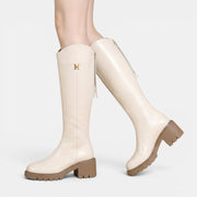 Women's Winter Tall Leather Boots