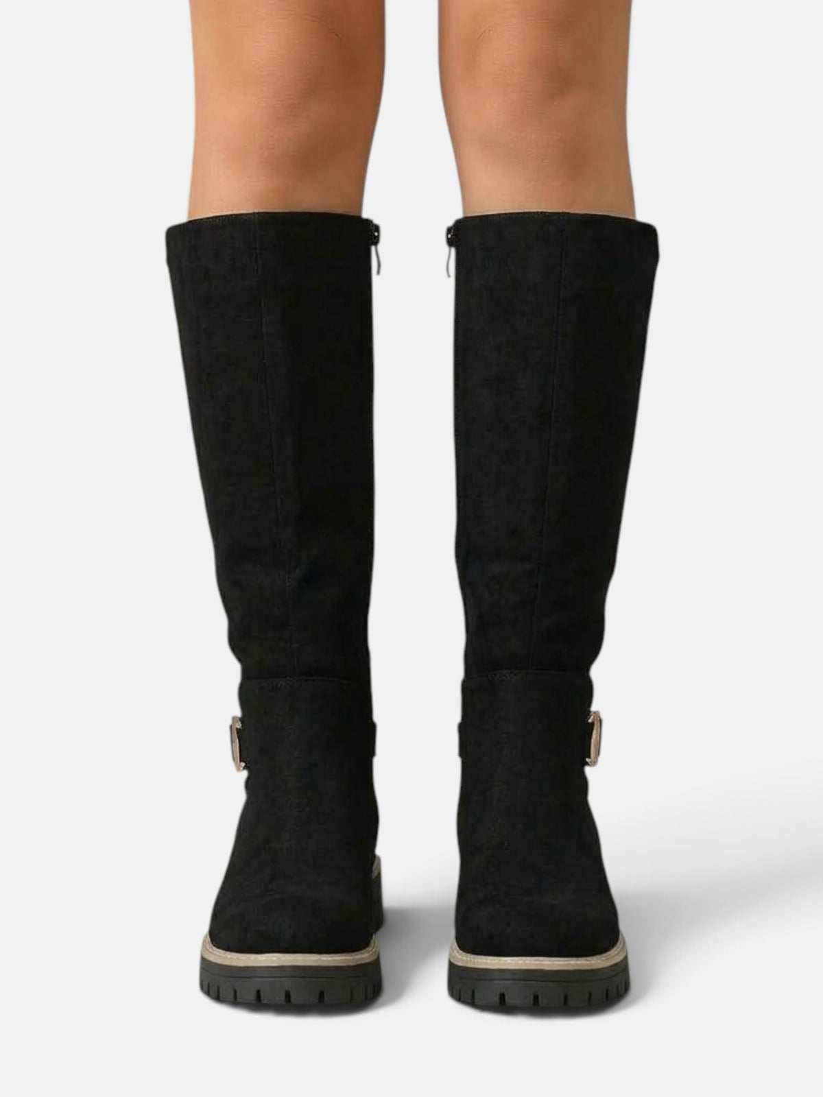 Women's High Heel Wide Calf Boots