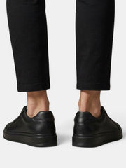 Zapatillas Hombre Negras Piel Vegana