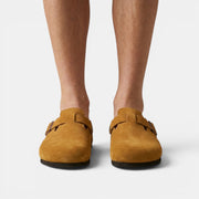 Men's Vegan Suede Clogs