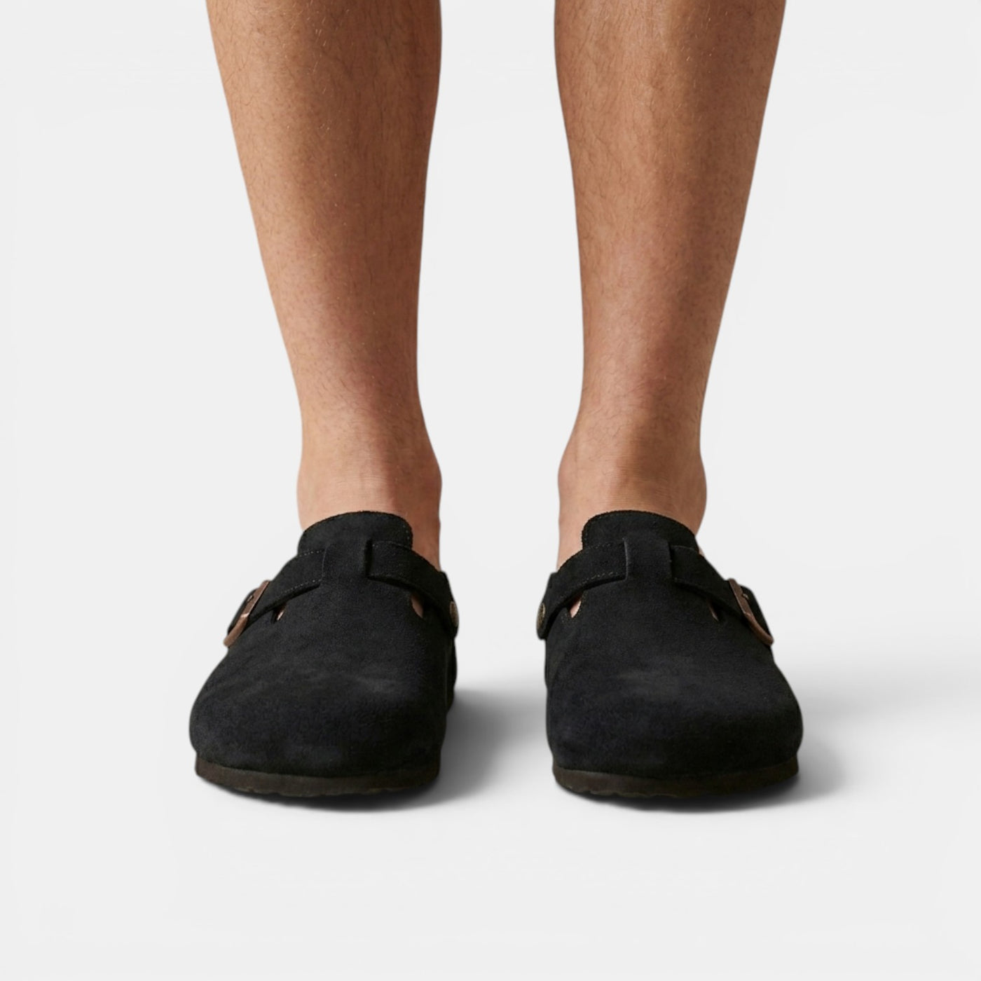Men's Vegan Suede Clogs
