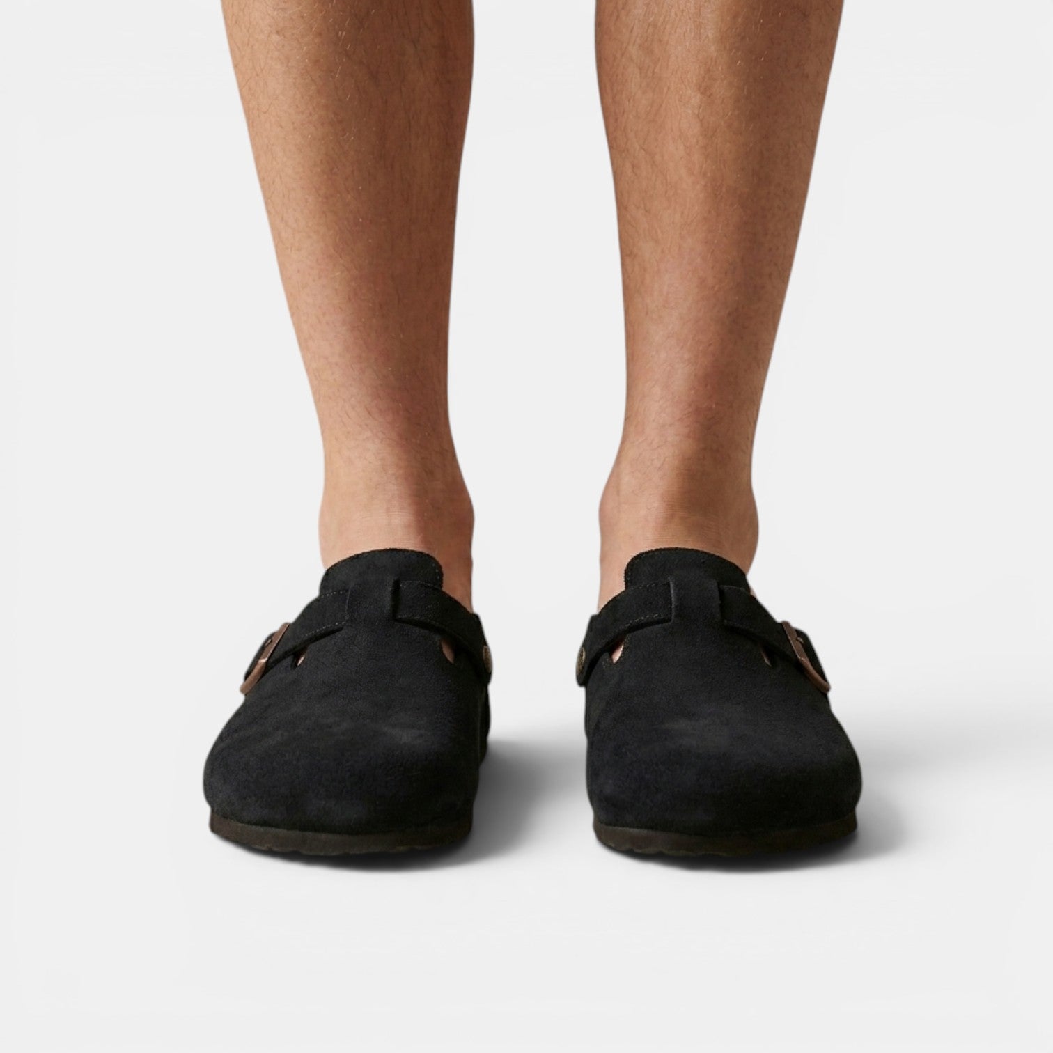 Men's Vegan Suede Clogs