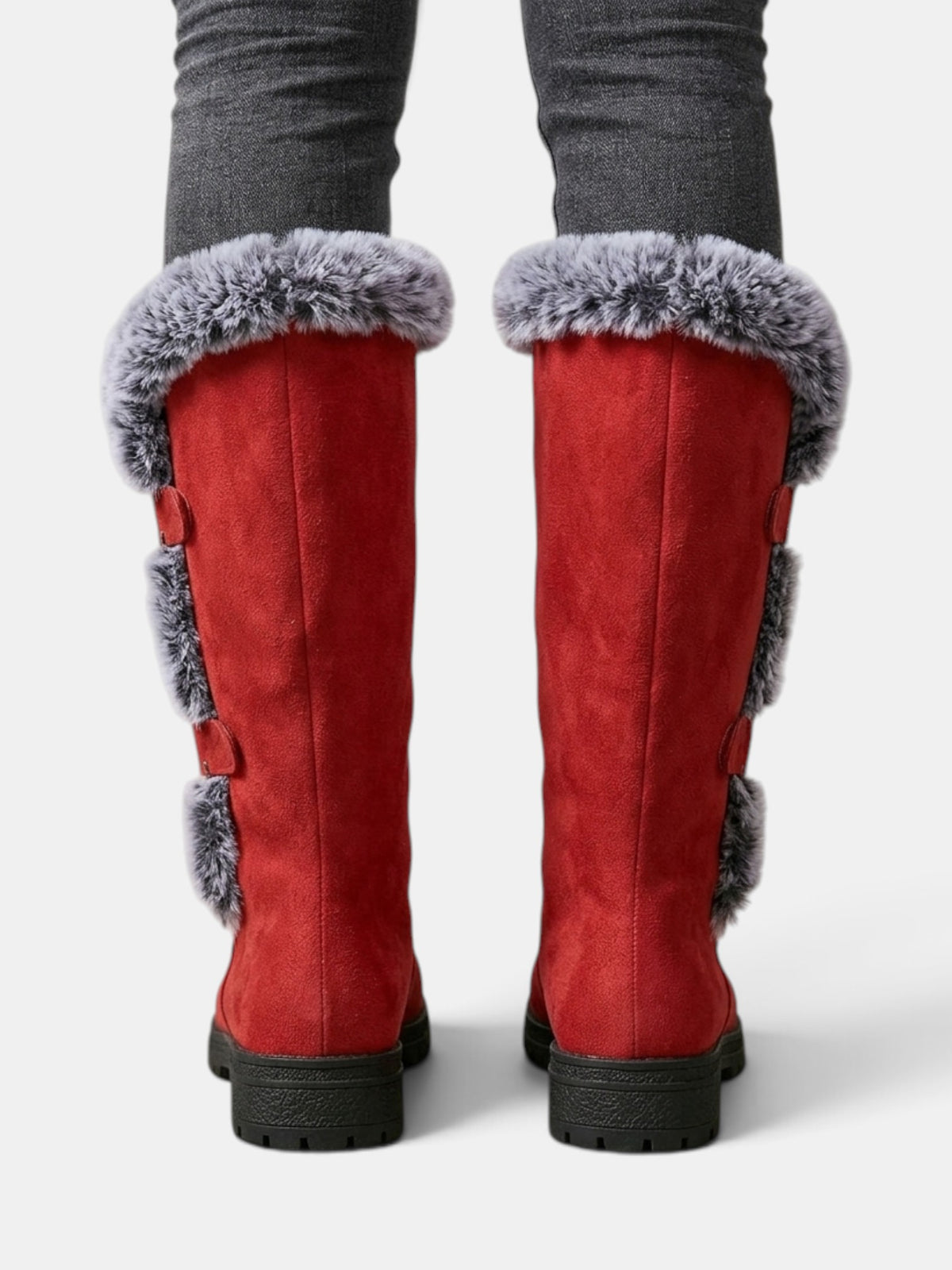 Women's Winter High Boots with Fur