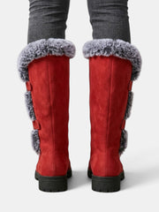 Women's Winter High Boots with Fur