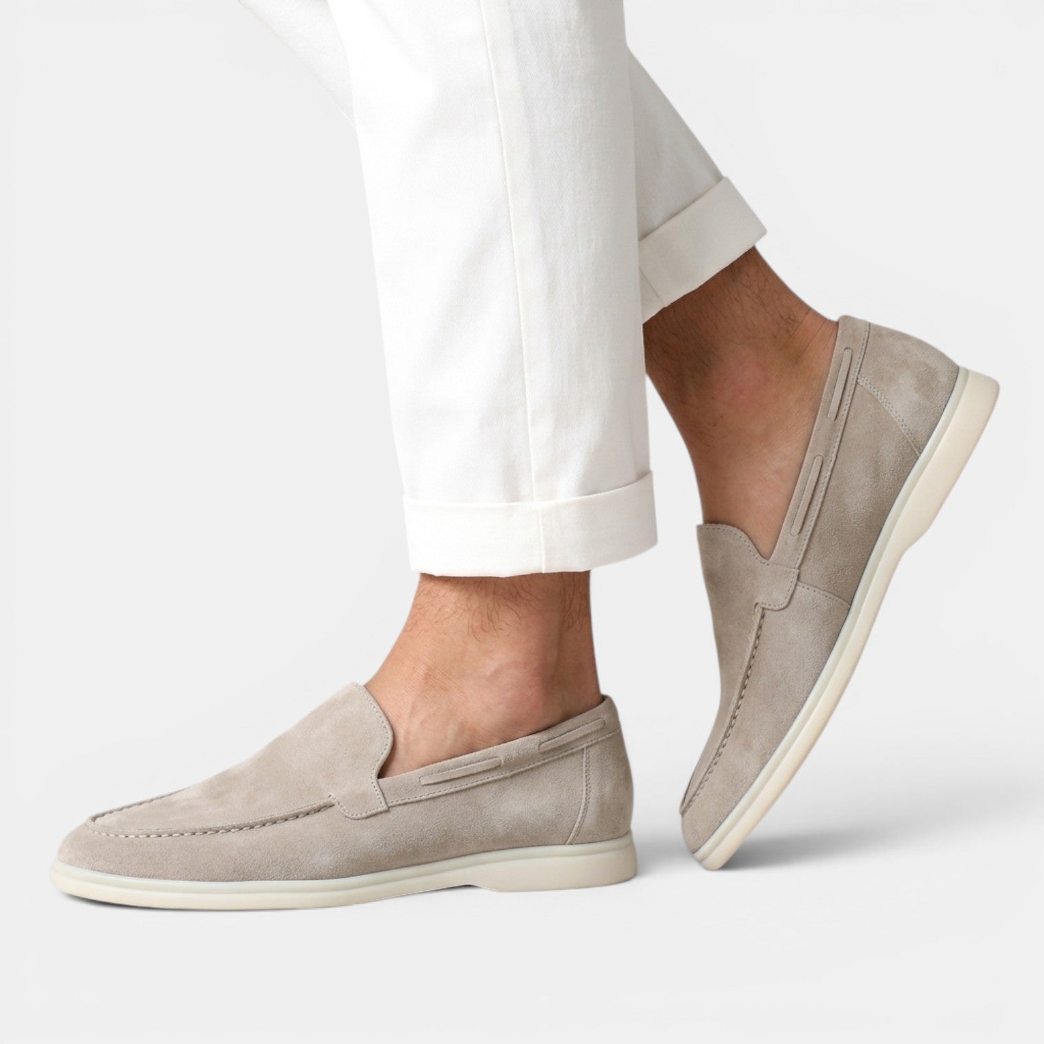 Mocasines Hombre Serraje Slip-On