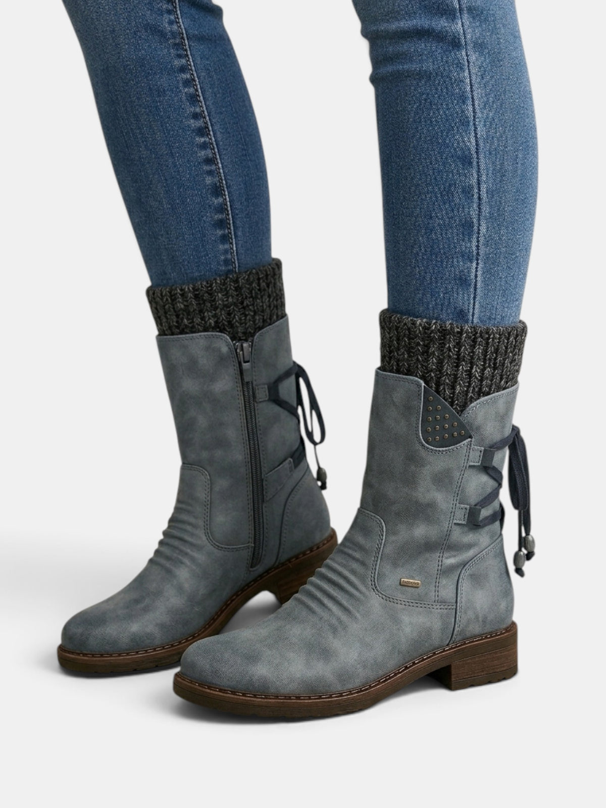 Botines Mujer de Piel y Ante