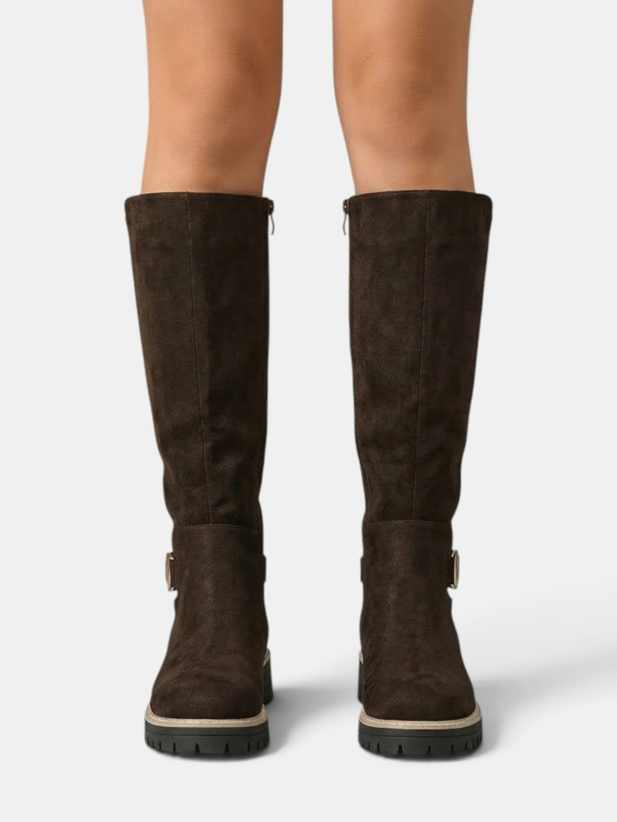 Women's High Heel Wide Calf Boots