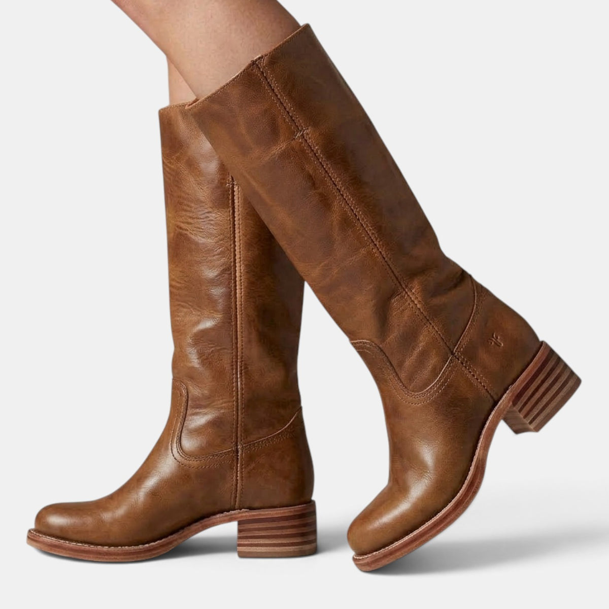 Women's Mid-Calf Block Heel Boots