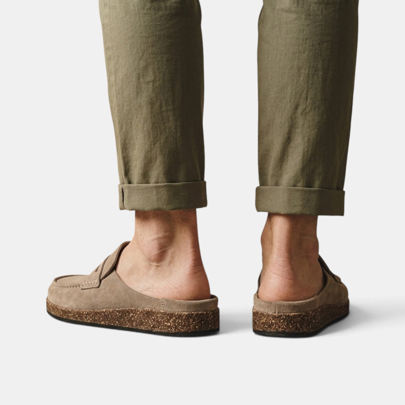 Men's Casual Suede Clogs