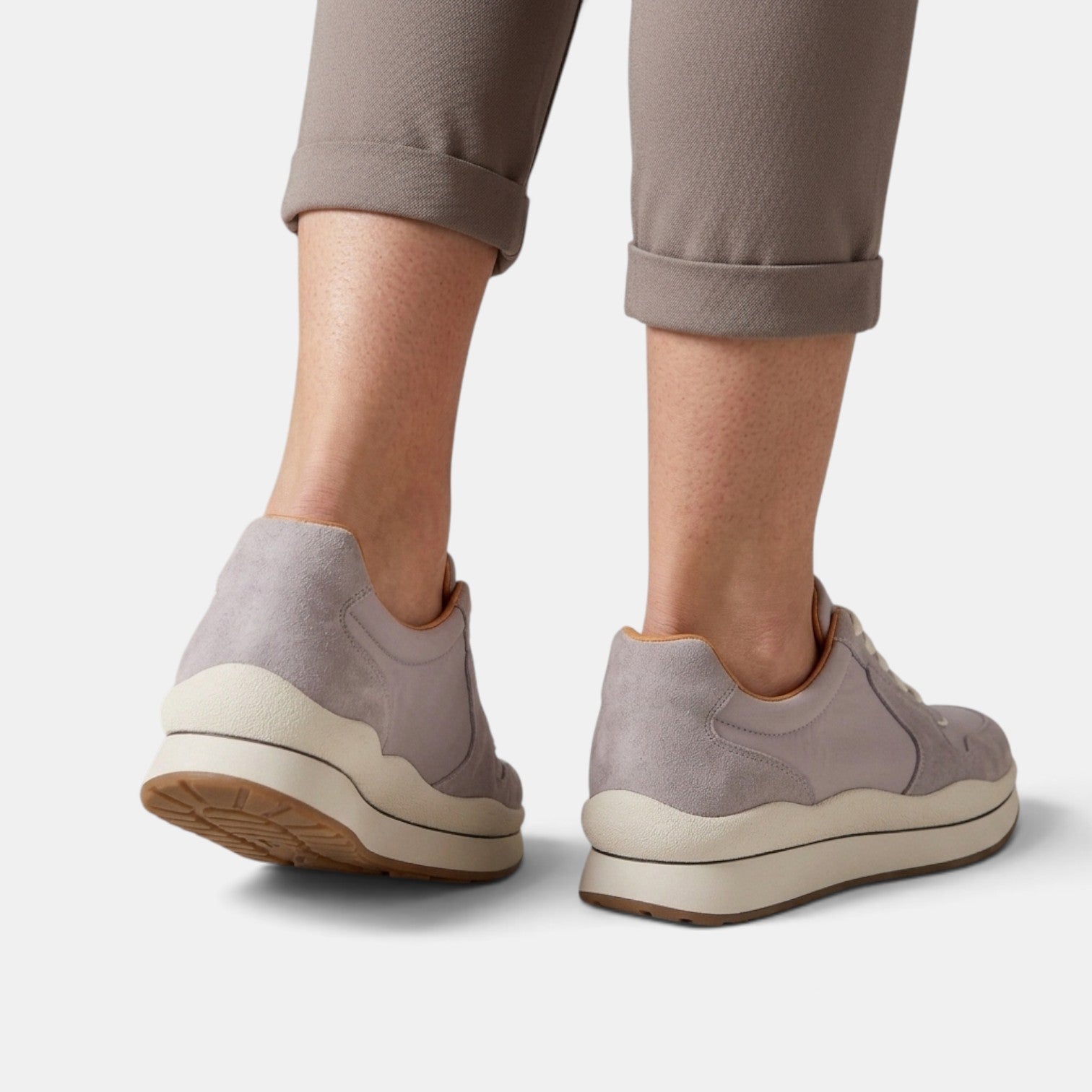 Women's Platform Casual Comfortable Lace-up Sneakers