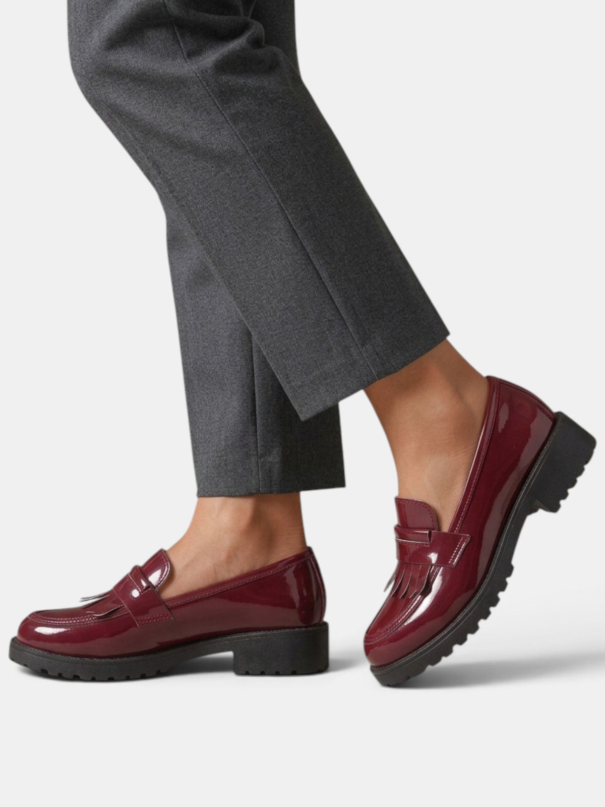 Women's Vintage Elegant Patent Leather Shoes