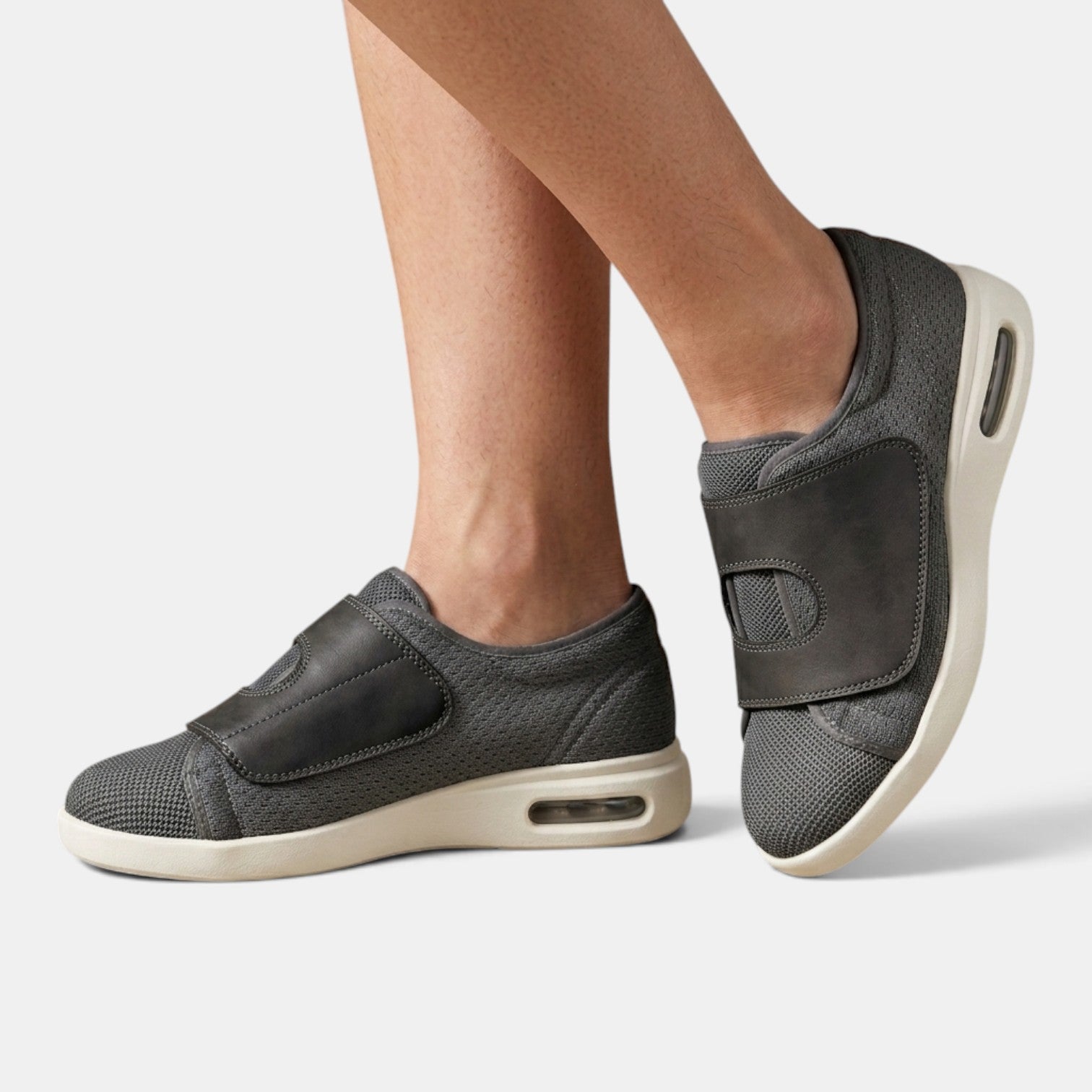 Zapatos Ortopédicos Mujer con Velcro y Suela Antideslizante Cómodos