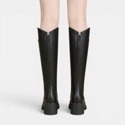 Women's Winter Tall Leather Boots