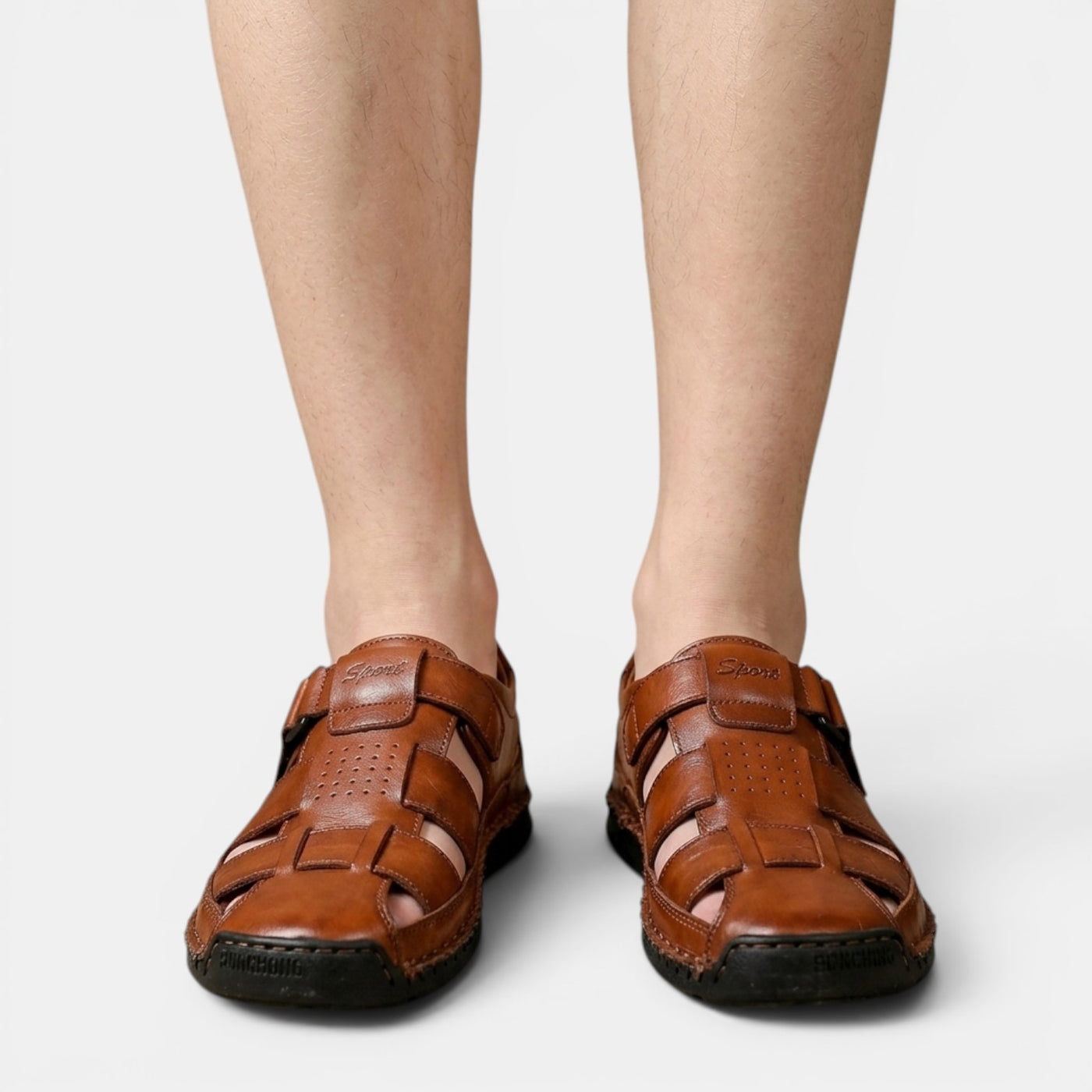 Men's Leather Fisherman Sandals