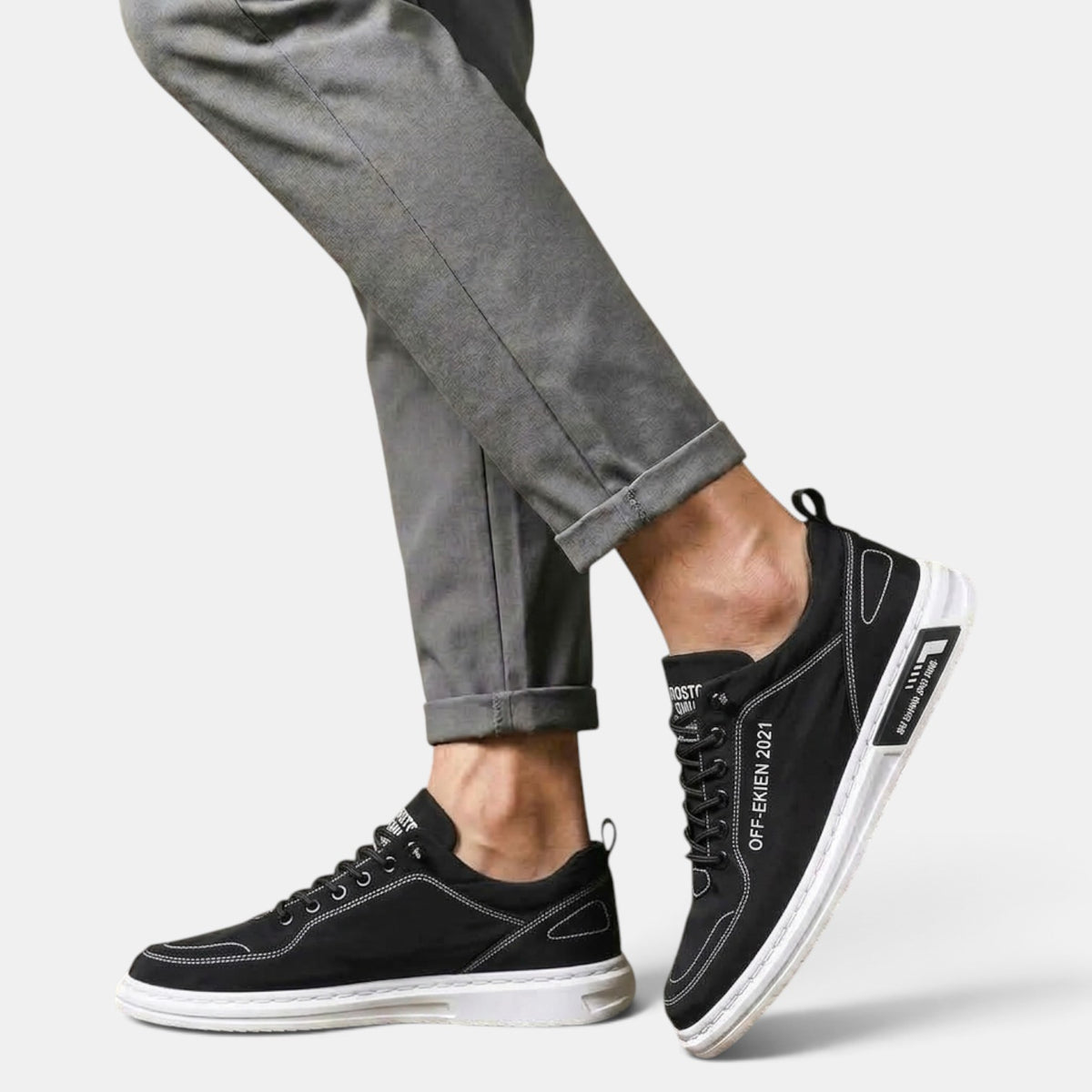 Zapatillas de Cuero Hombre Urbanas Premium