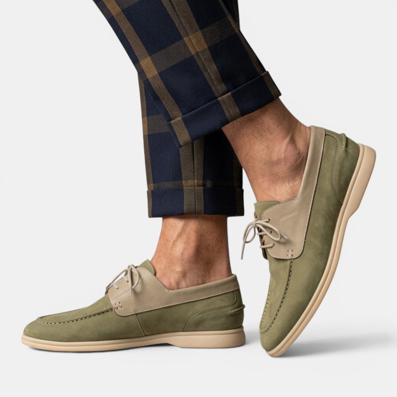 Men's Leather Boat Shoes