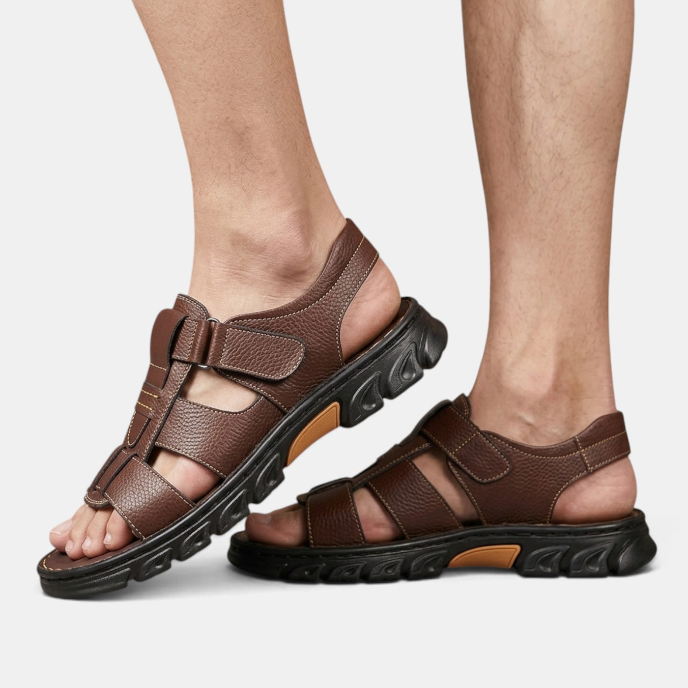 Men's Orthopedic Leather Sandals