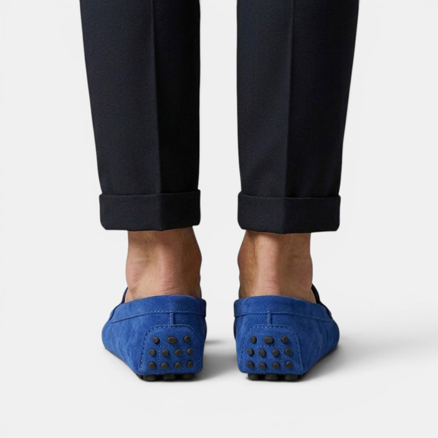 Men's Elegant Suede Driver Loafers