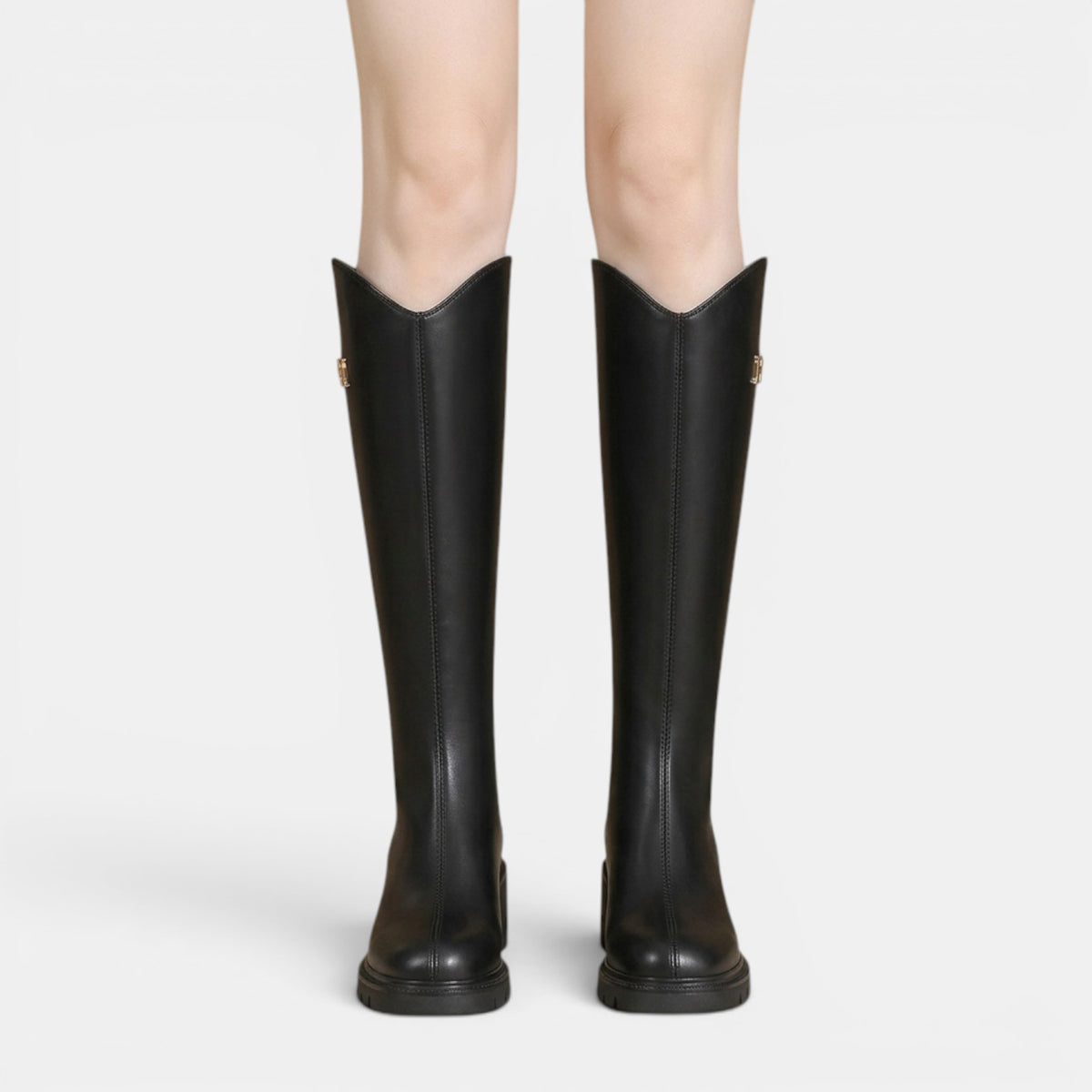 Botas Altas Cuero Mujer Invierno