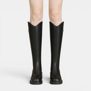 Women's Winter Tall Leather Boots