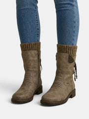 Botines Mujer de Piel y Ante