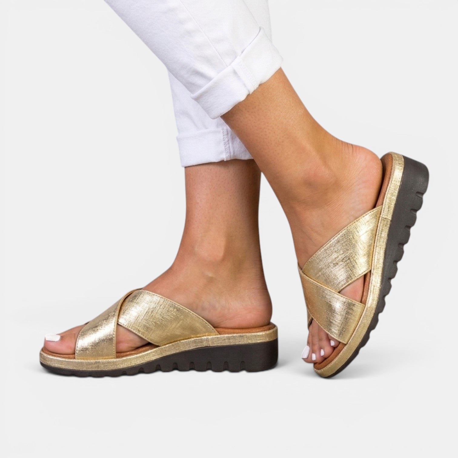 Sandalias Cuña Mujer Elegantes