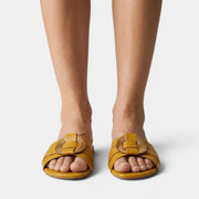 Sandalias Mujer Piel Hebilla