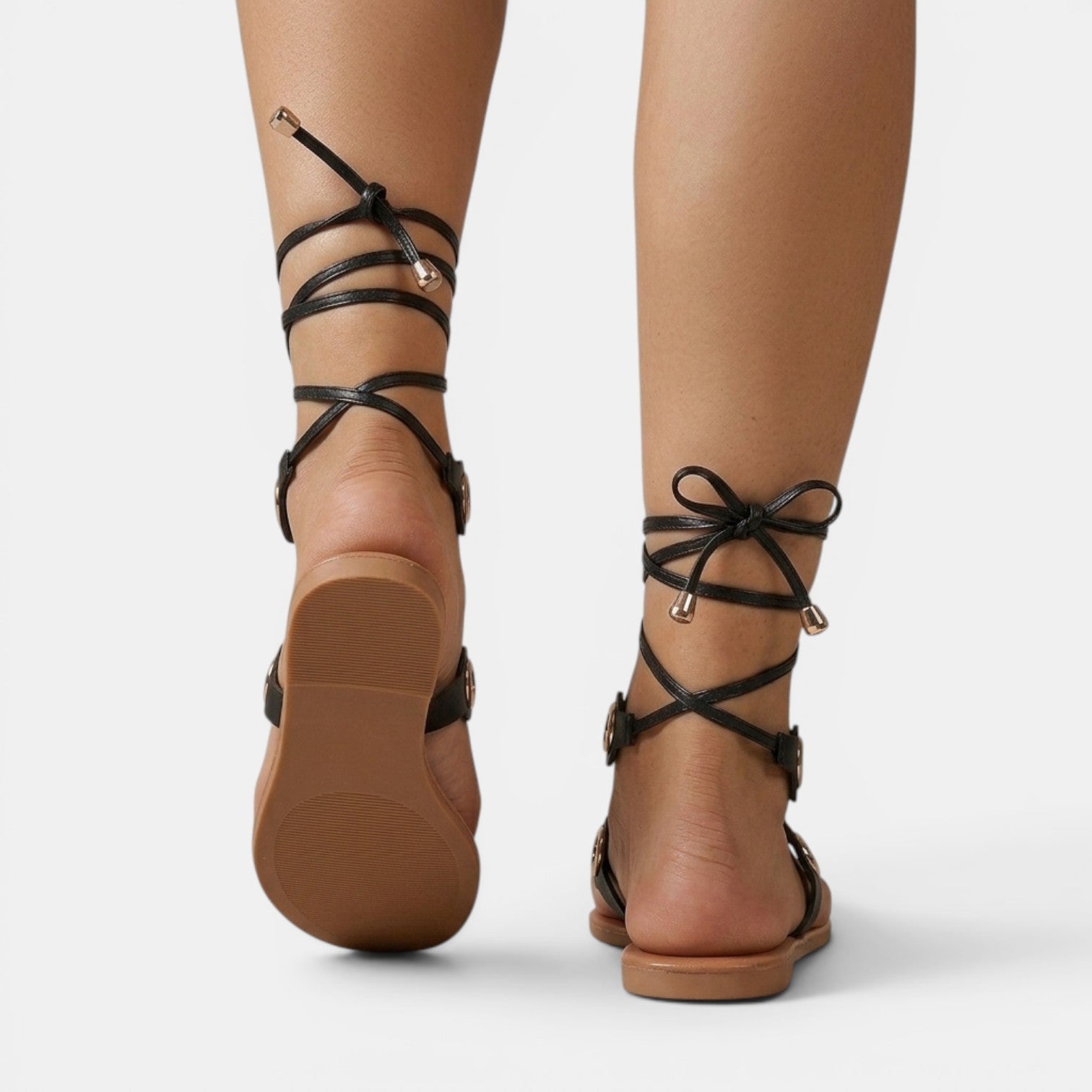 Sandalias Romanas Planas Mujer