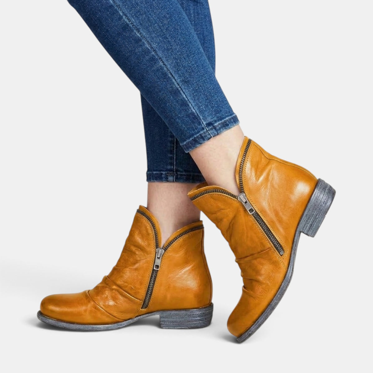 Botas Ortopédicas de Mujer con Suela de Gel y Tacón Estable