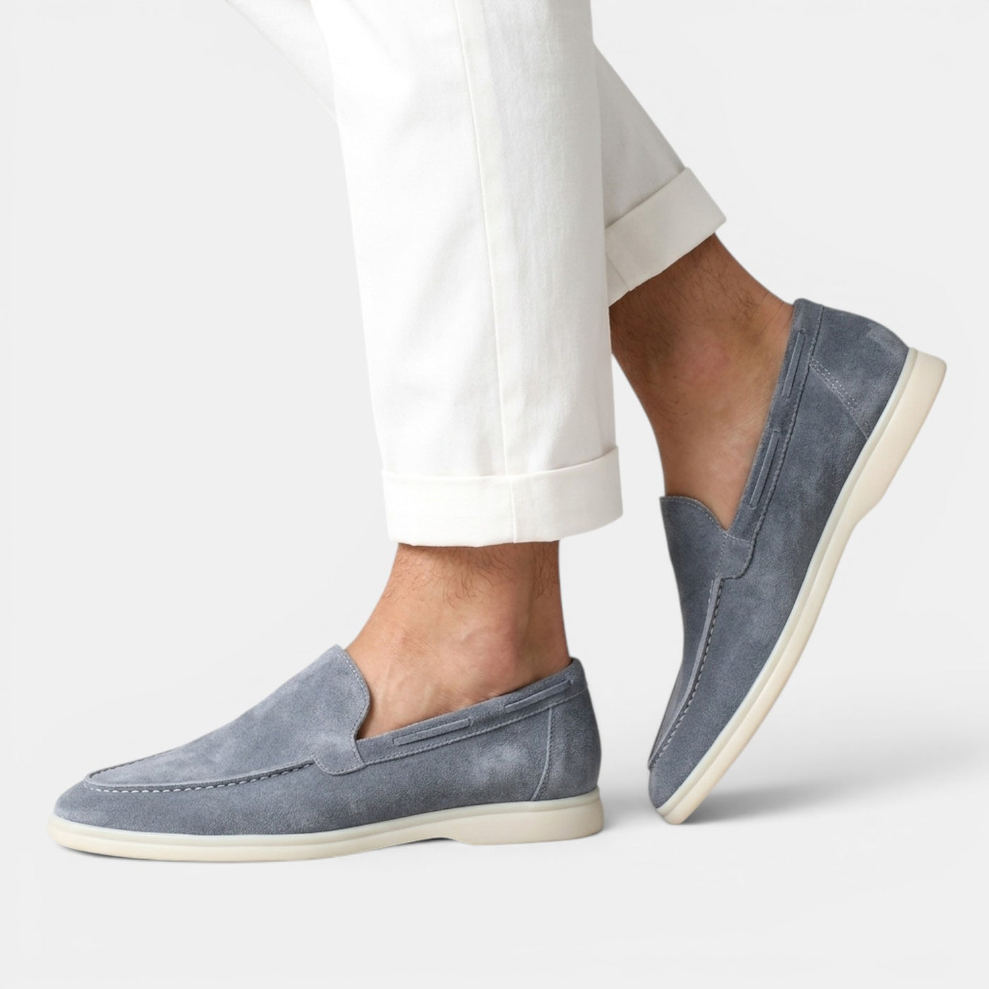 Mocasines Hombre Serraje Slip-On