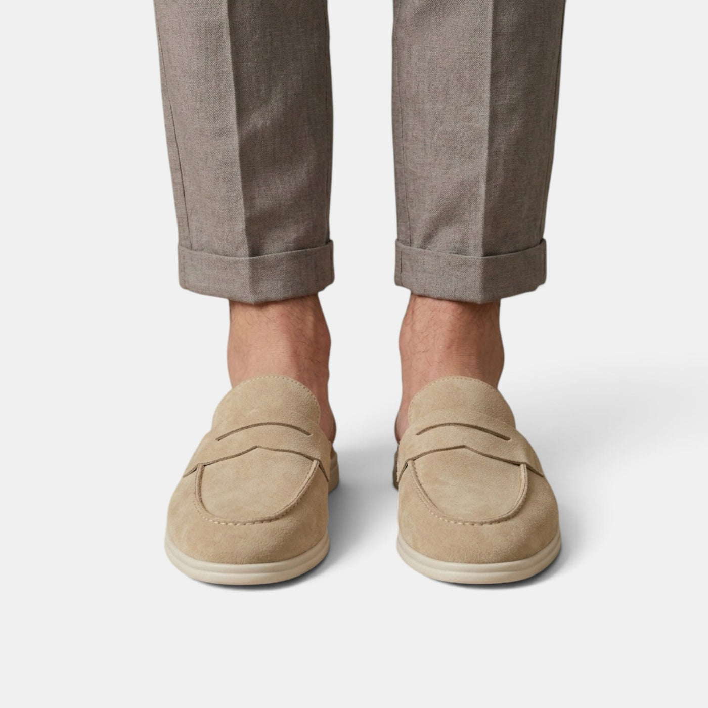 Zuecos Hombre Suela Blanca
