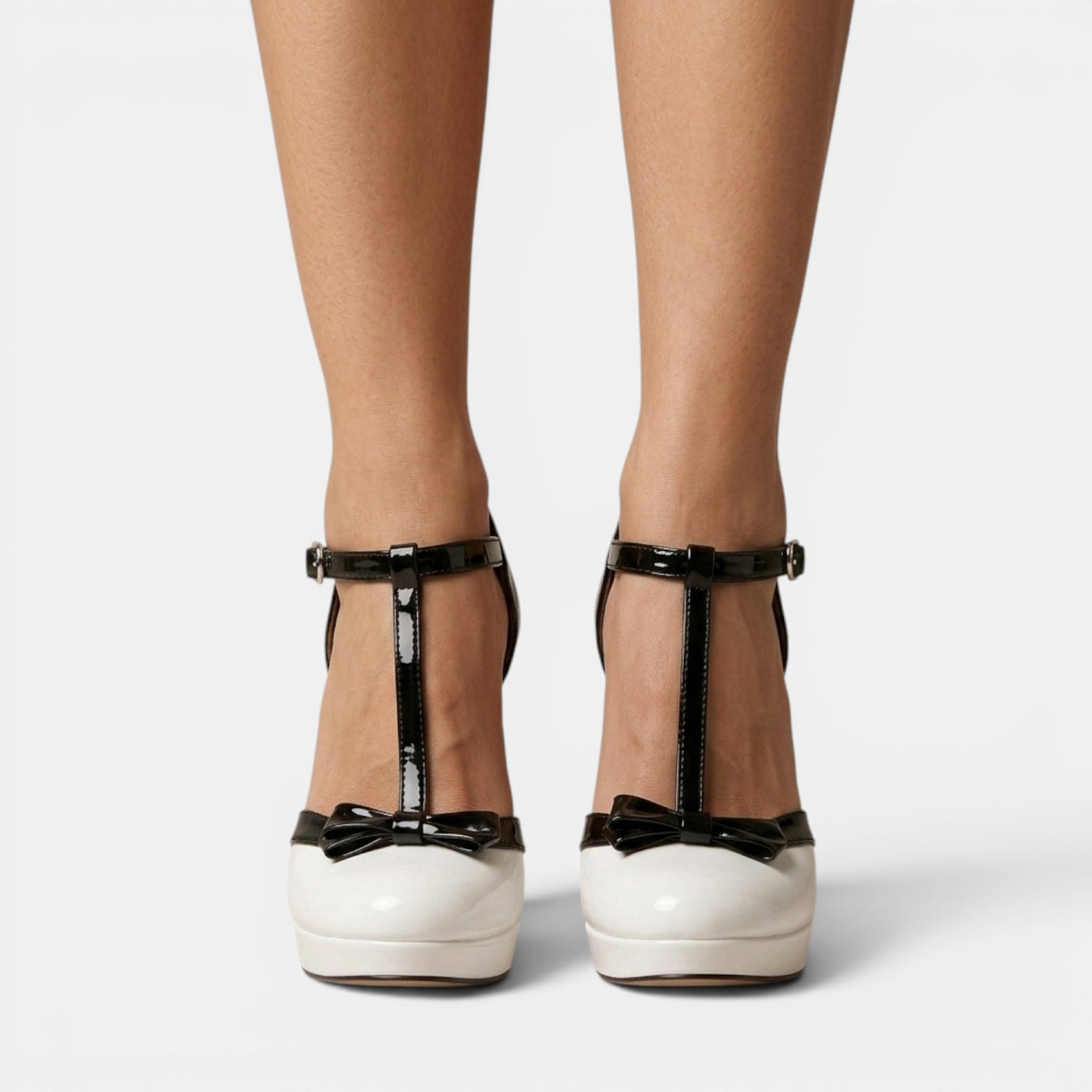 Zapatos Plataforma Tacón Grueso Mujer