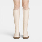 Women's Winter Tall Leather Boots