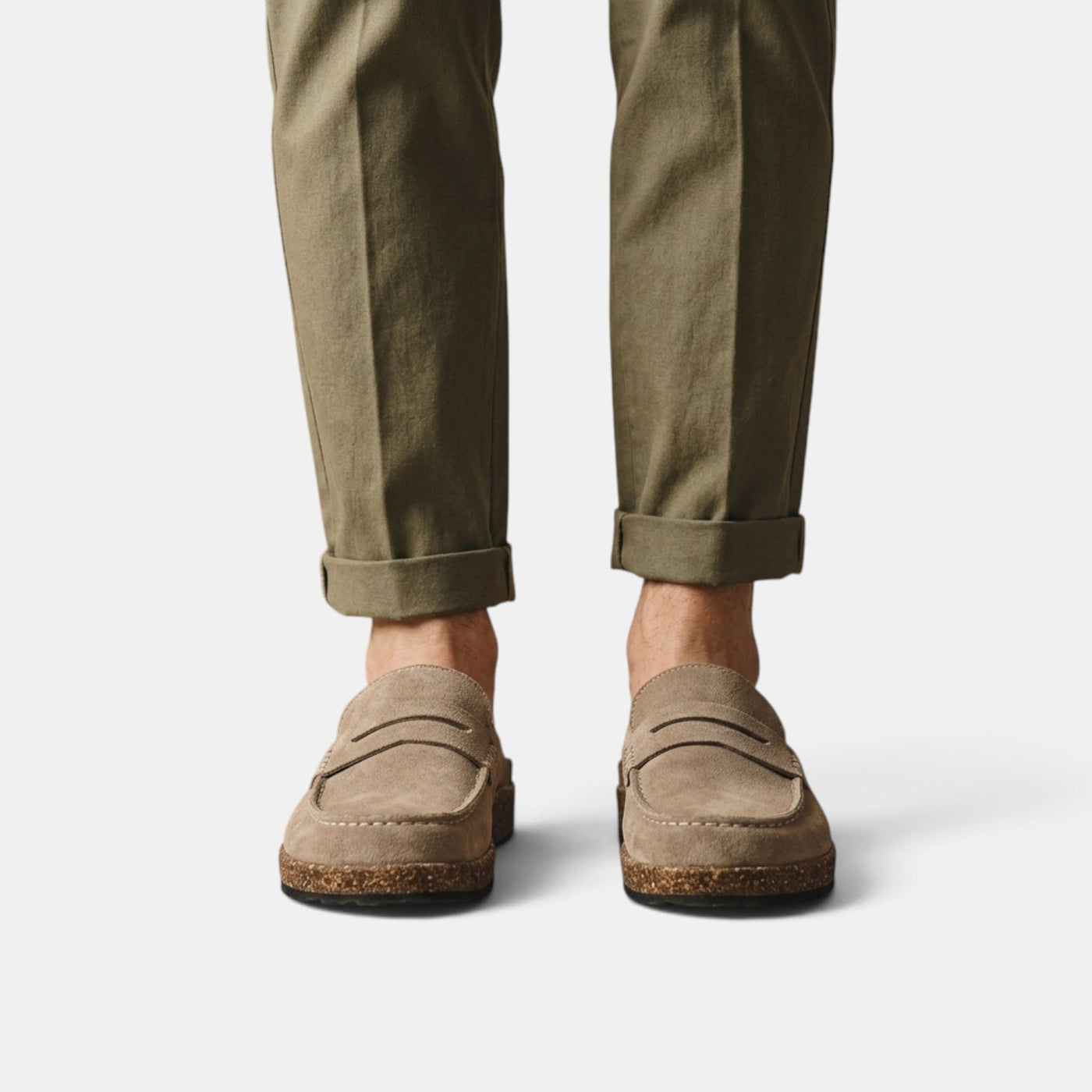 Men's Casual Suede Clogs