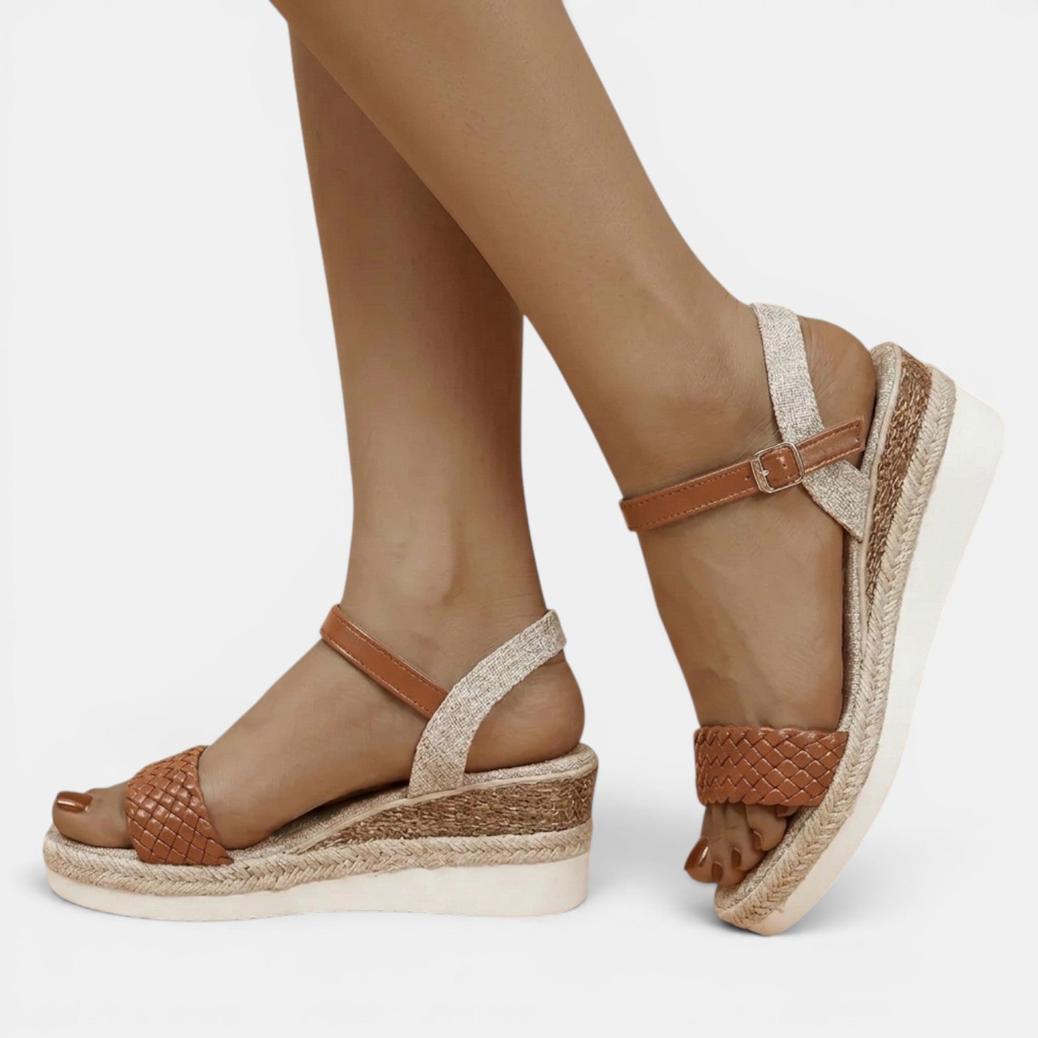 Women's Braided Wedge Sandals