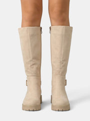 Women's High Heel Wide Calf Boots