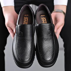 Zapatos Casuales de Piel para Hombre sin Cordones