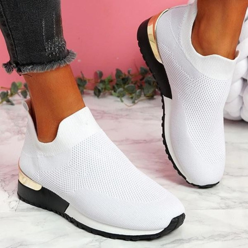 Zapatillas Ortopédicas para Mujer con Soporte de Arco y Horma Ancha