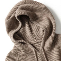 Sudadera Mujer Clásica de Cachemira con Capucha