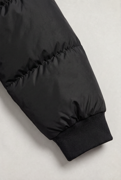 Chaqueta Acolchada con Capucha para Hombre, Cierre de Cremallera