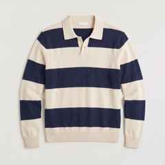 Jersey Polo Hombre Punto Rayas Clásico