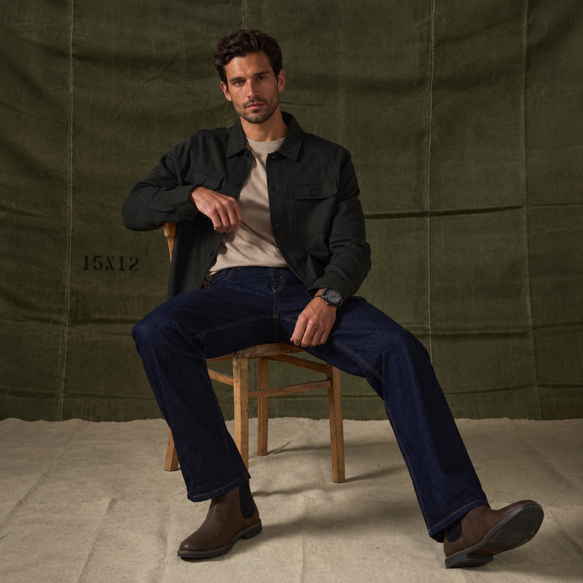 Botas Chelsea de Hombre con Suela de Goma Amortiguada
