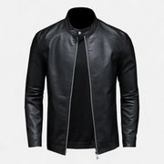 Chaqueta Biker Hombre de Cuero Sintético