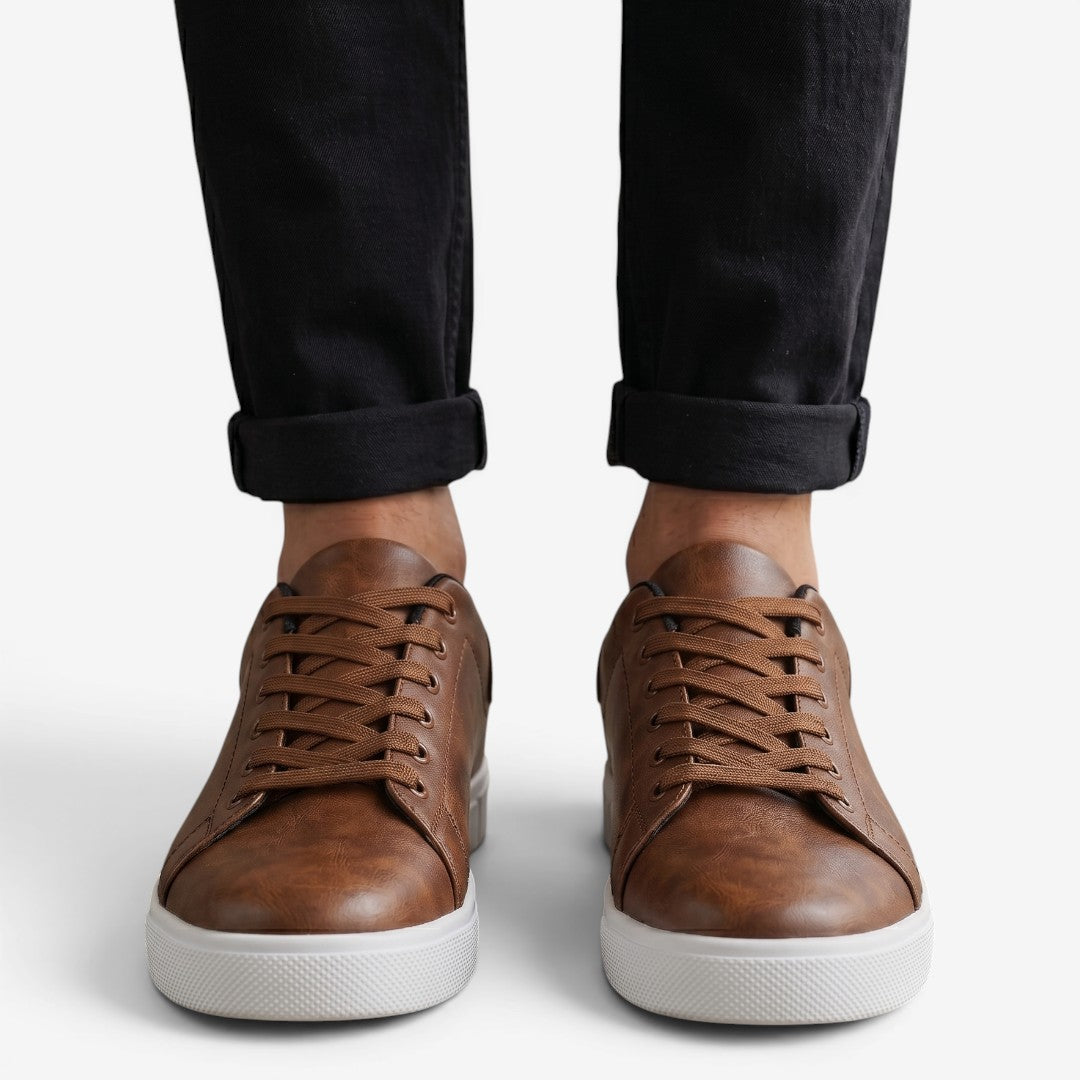 Men's Classic Low-Top Sneakers - Casual Lace-Up Shoes