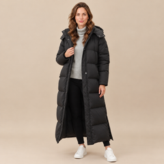 Chaqueta Acolchada para Mujer con Relleno de Plumón