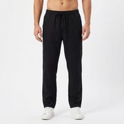 Pantalón Hombre Lino con Cintura Elástica Casual Verano